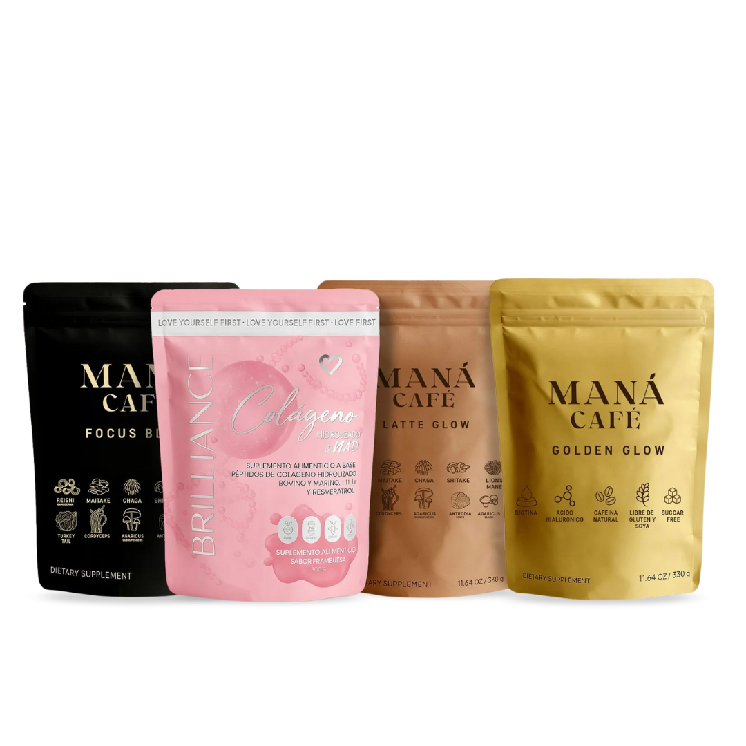 Paquete Lanzamiento MANÁ | 4 productos + Envío a $1 MXN 🚀