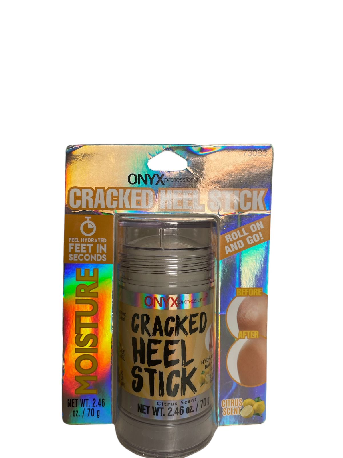 Onyx Professional Cracked Heel Stick – Hidratante para Talones Agrietados con Aroma Lavanda (70 g)