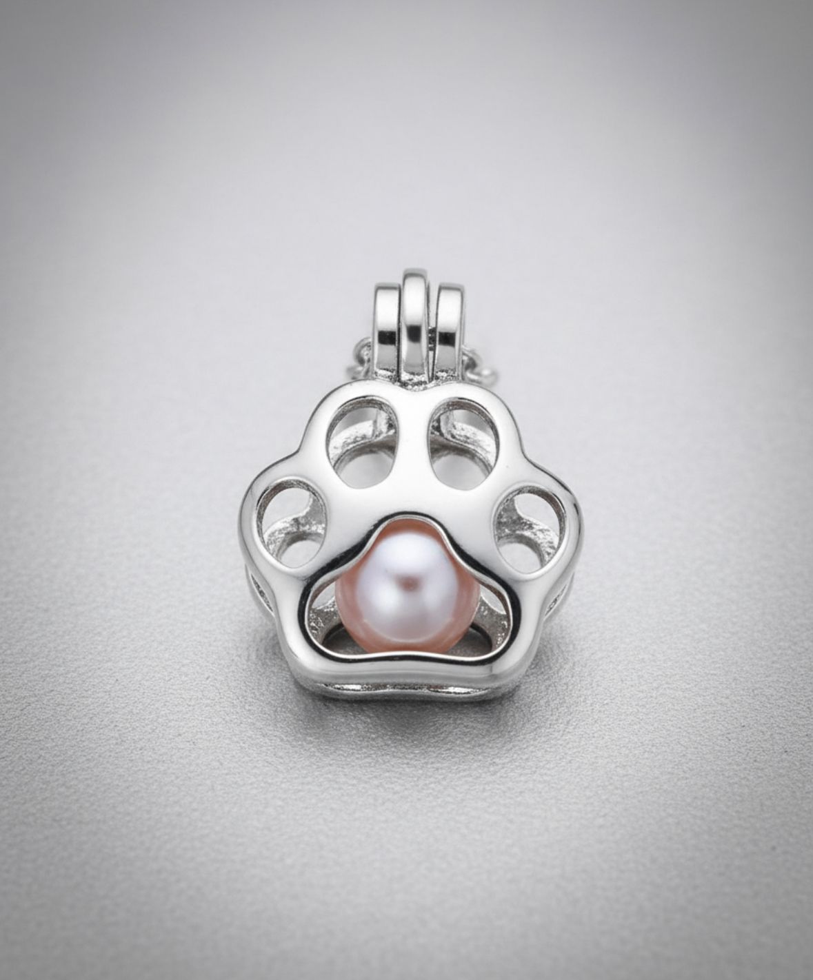 Collar de Huellita con Perla Natural Kit de Ostra para Abrir Regalo Perfecto Pet Lover